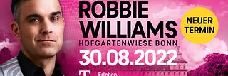 Robbie Williams spielt 2022 in Bonn.