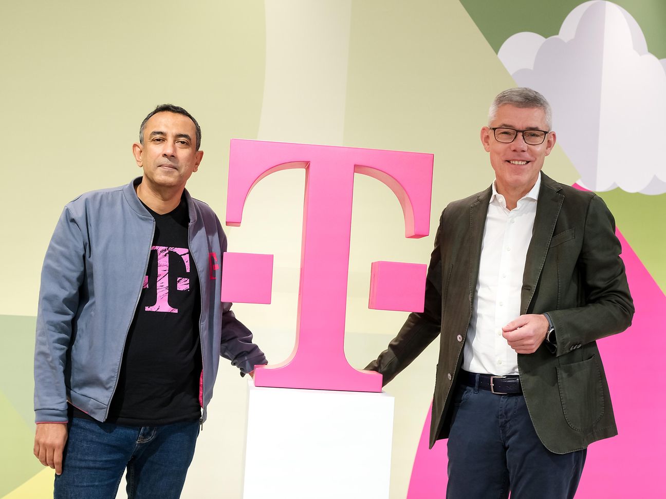Srini Gopalan (links) und Christian Illek.