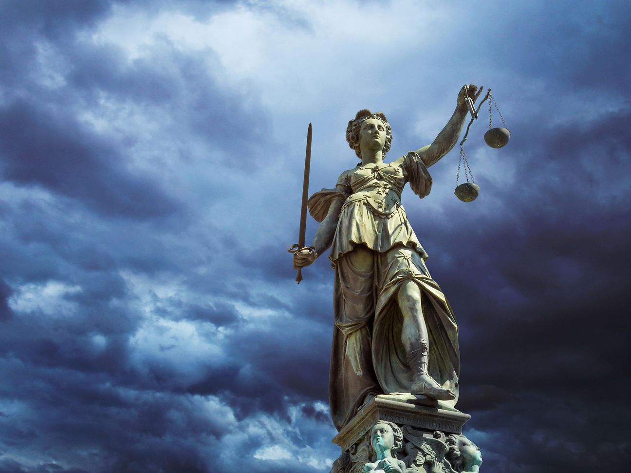 Statue der Justitia