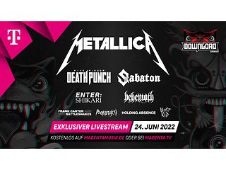 Telekom präsentiert Premiere des Download Germany mit Metallica.