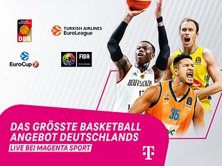 Der internationale Basketball hat auch in den kommenden Jahren seine Heimat bei MagentaSport der Telekom.