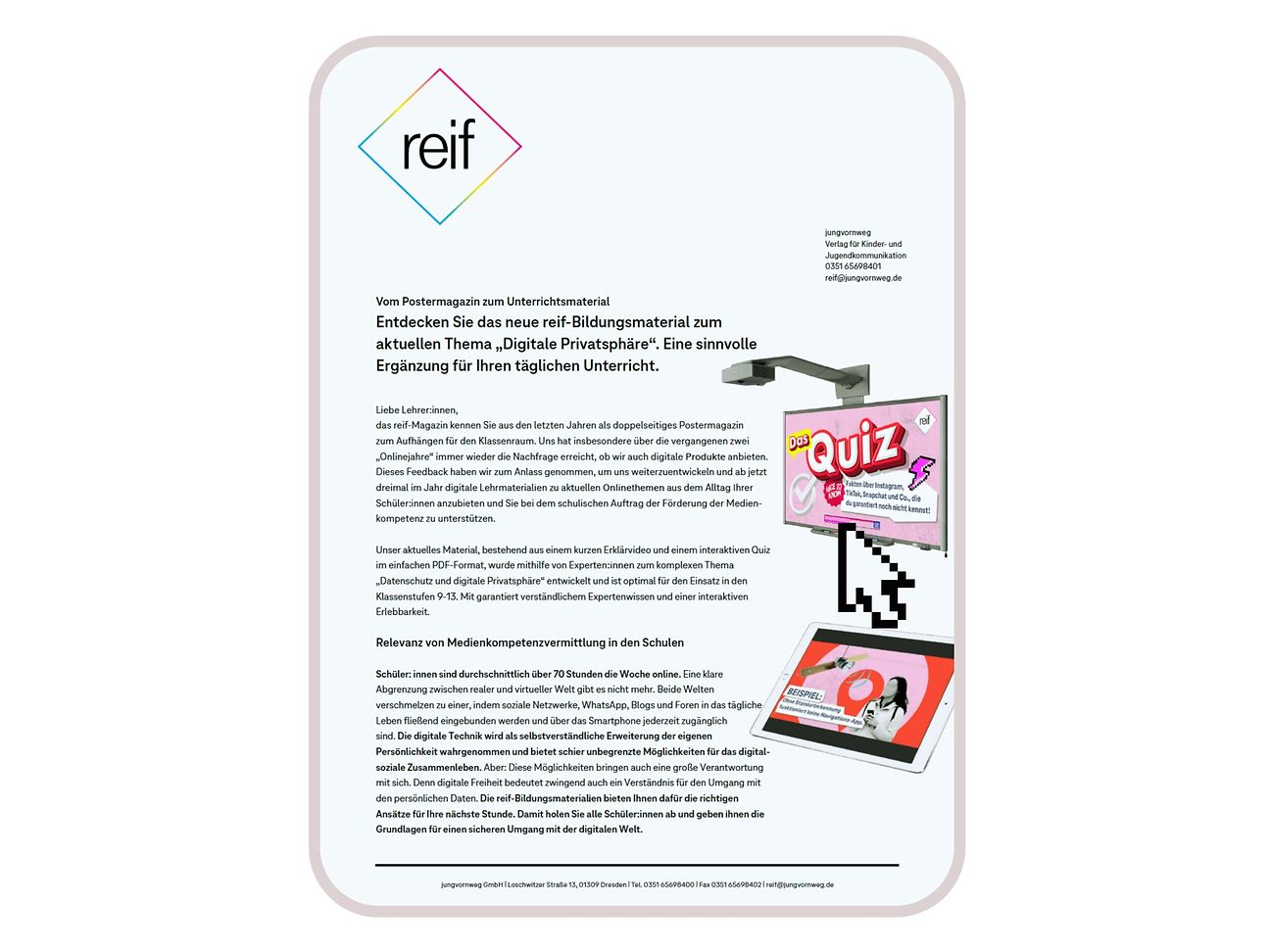 digitales Infoblatt
