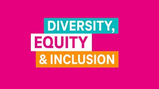 Lettering with the words Diversitiy, Equity and Inclusion