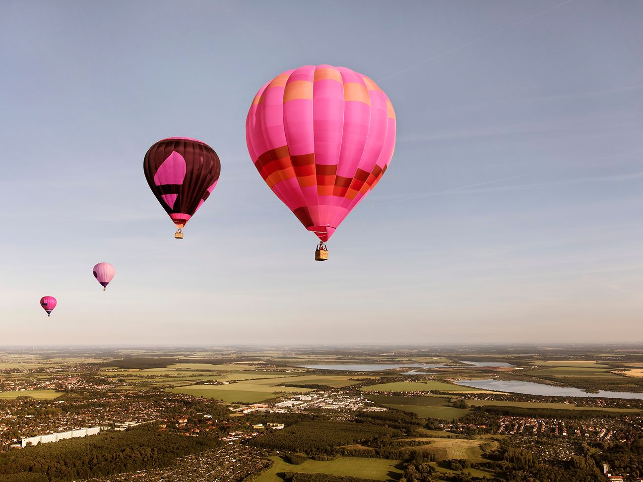 Ballons in the sky