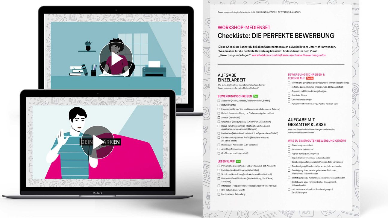 Abblidung von drei Screenshots