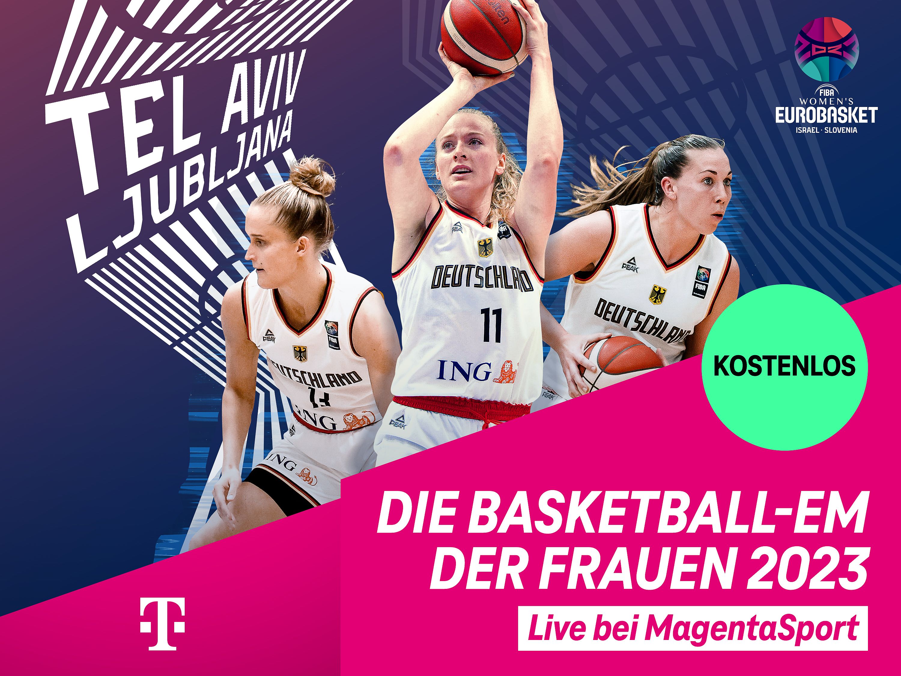 MagentaSport zeigt BasketballEuropameisterschaften der Frauen 2023 und