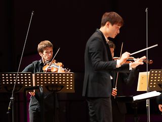 Mikhail Ovrutsky, Konzertmeister des Beethoven Orchesters Bonn.