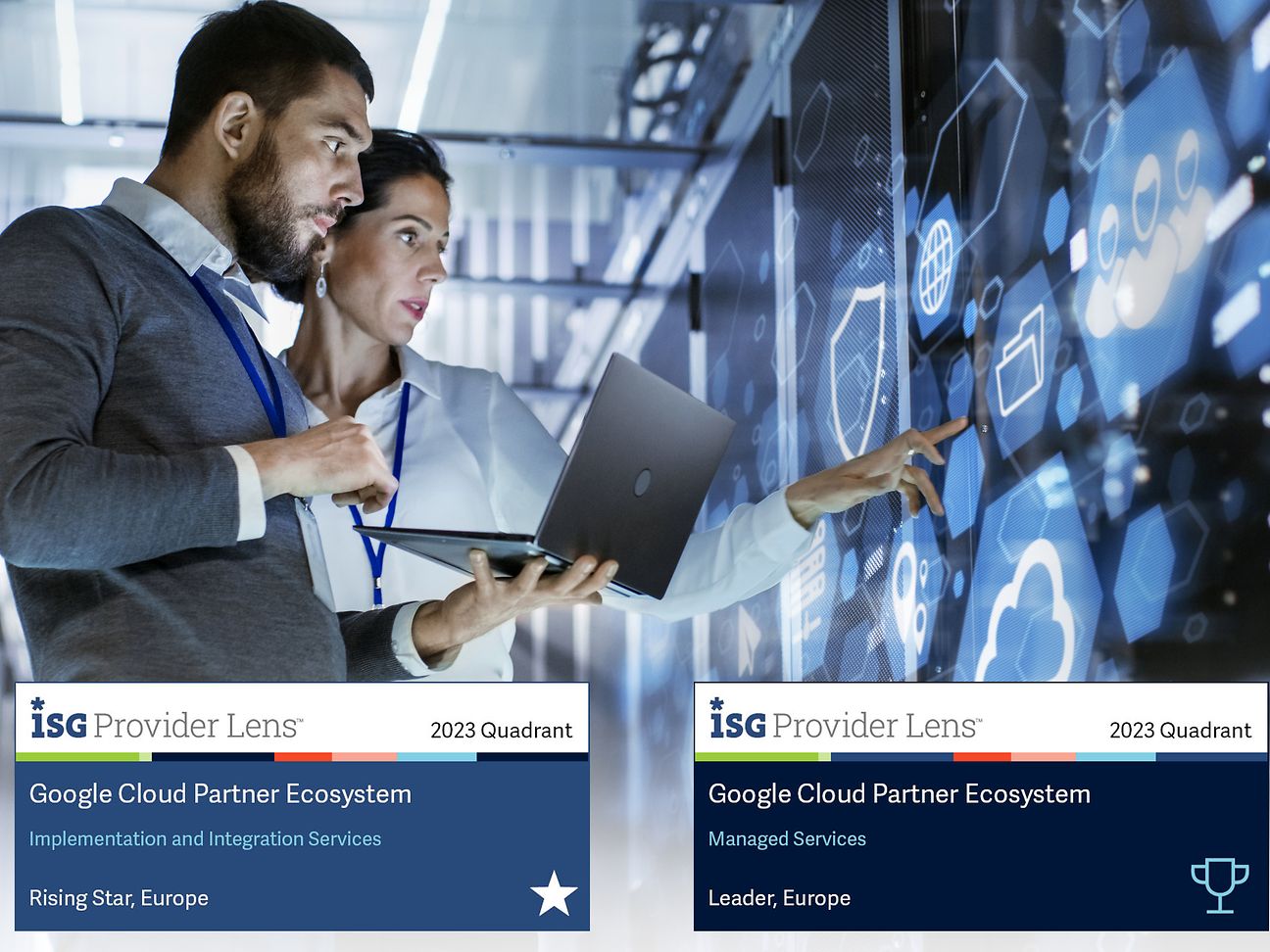 ISG sieht T-Systems bei Google Cloud vorne.