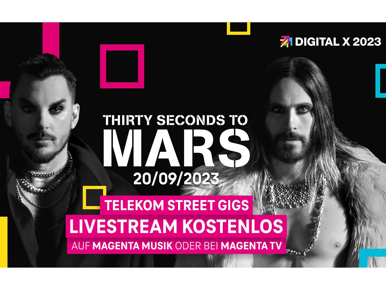 new to album | Deutsche exclusive Digital X: Telekom Seconds to Thirty Mars present