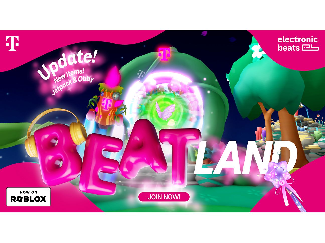 Telekom Electronic Beats launcht „Beatland“ auf Roblox