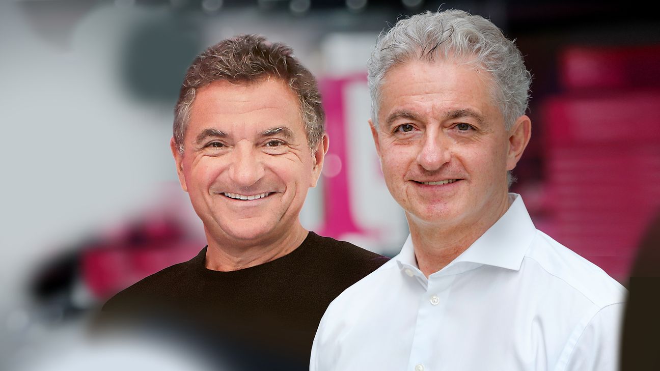 Portraitfotos von Ferri Abolhassan (links) und Adel Al-Saleh.