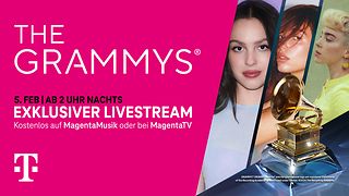 Die Telekom zeigt die Grammy Awards® live und exklusiv in Deutschland.