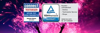 Bestnoten von Connect und TÜV