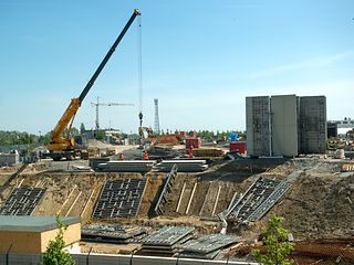Bau des zweiten Rechenzentrumkomplex Biere II