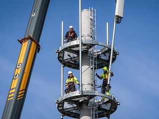 96 neue Standorte wurden in den vergangenen vier Wochen für die Telekom gebaut.