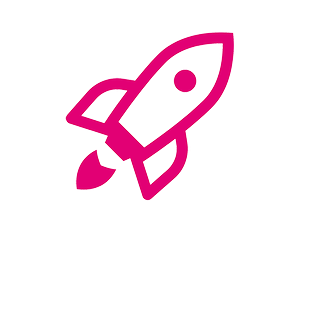 Magenta Icon Rakete