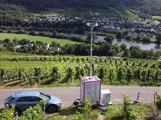 5G Campus Netz in den Weinbergen 