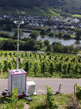 5G campus network in the vineyards on the Moselle.