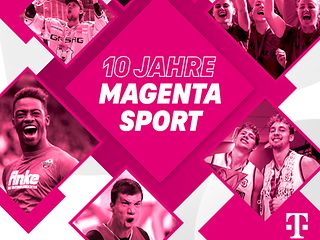 Zehn Jahre: MagentaSport feiert Jubiläum.