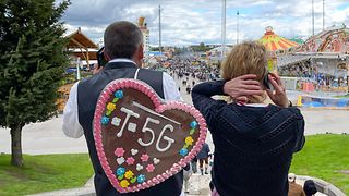 Oktoberfest-Auftakt: Neuer Mobilfunk-Datenrekord auf der Wiesn.