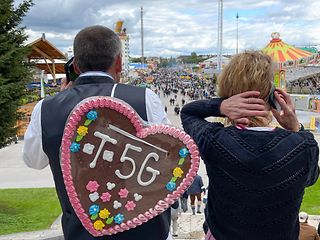 Oktoberfest-Auftakt: Neuer Mobilfunk-Datenrekord auf der Wiesn.