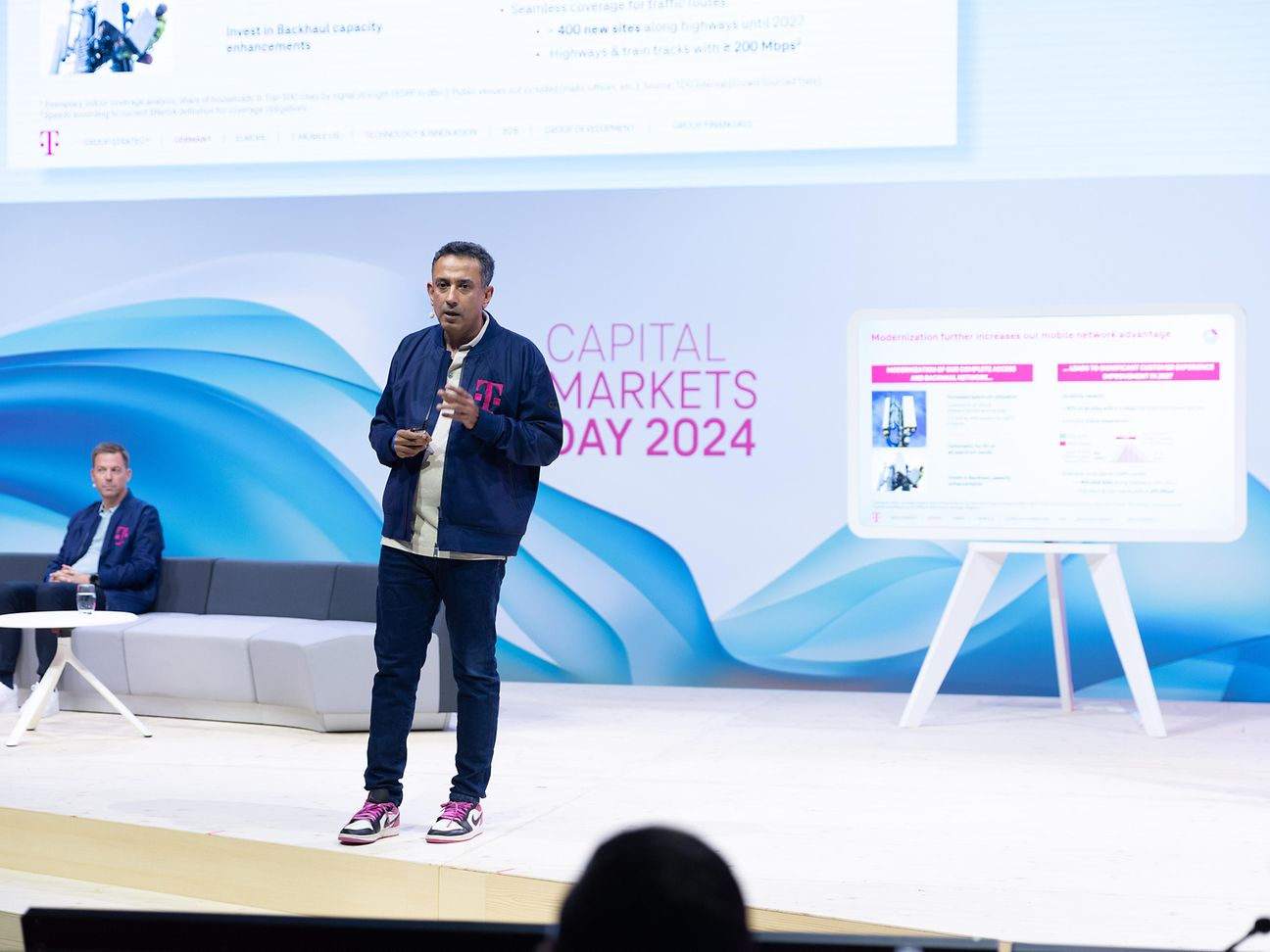 Srini Gopalan, Board Member for Telekom Deutschland, at Capital Markets Day on October 10, 2024.
