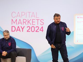 Vorstand und T-Systems CEO Ferri Abolhassan während des Kapitalmarkttages am 11. Oktober 2024.