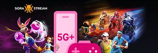 5G+ Gaming-Paket mit Zugang zu 100 Top-Spielen auf der Cloud Gaming Plattform „Sora Stream“