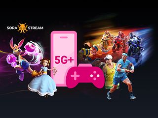 5G+ Gaming-Paket mit Zugang zu 100 Top-Spielen auf der Cloud Gaming Plattform „Sora Stream“