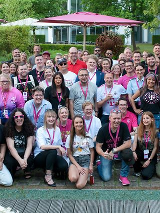 Group photo of Telekom Botschafter.