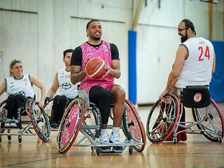  Savion Flagg from the Telekom Baskets.