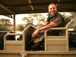 Herr Raue reist mit dem Jeep durch Namibia