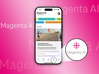 Screenshot der MeinMagenta-App