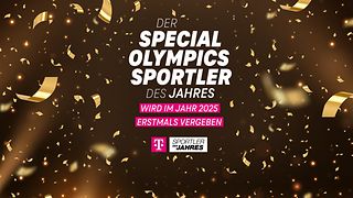 Der Special Olympics Sportler des Jahres wird im Jahr 2025 erstmals vergeben.