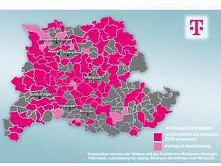 Schmuckbild: Glasfaserausbau für die Gigabit Region Stuttgart: Die Telekom hat geliefert