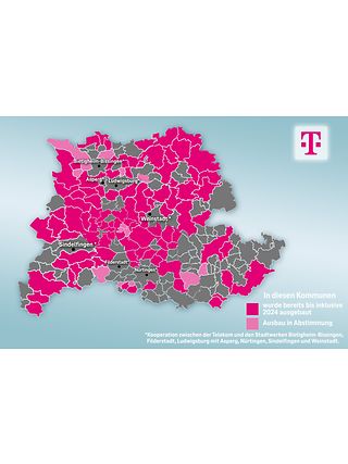 Schmuckbild: Glasfaserausbau für die Gigabit Region Stuttgart: Die Telekom hat geliefert