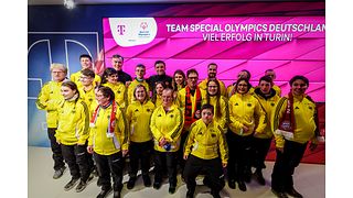 Das TeamSOD gemeinsam mit Michael Hagspihl und Thomas Müller in der Telekom Lounge.