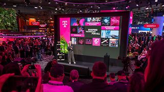 Claudia Nemat während der Magenta Keynote.