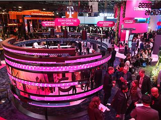 Four days of hustle and bustle at the Deutsche Telekom booth.