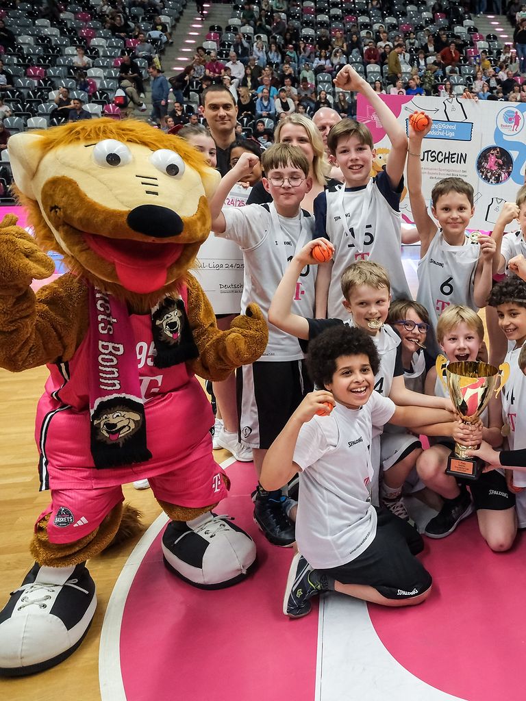 Die Münsterschule gewinnt das Finale der Baskets@School Grundschul-Liga.