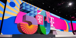 A large, colorful “30”, set up on a stage