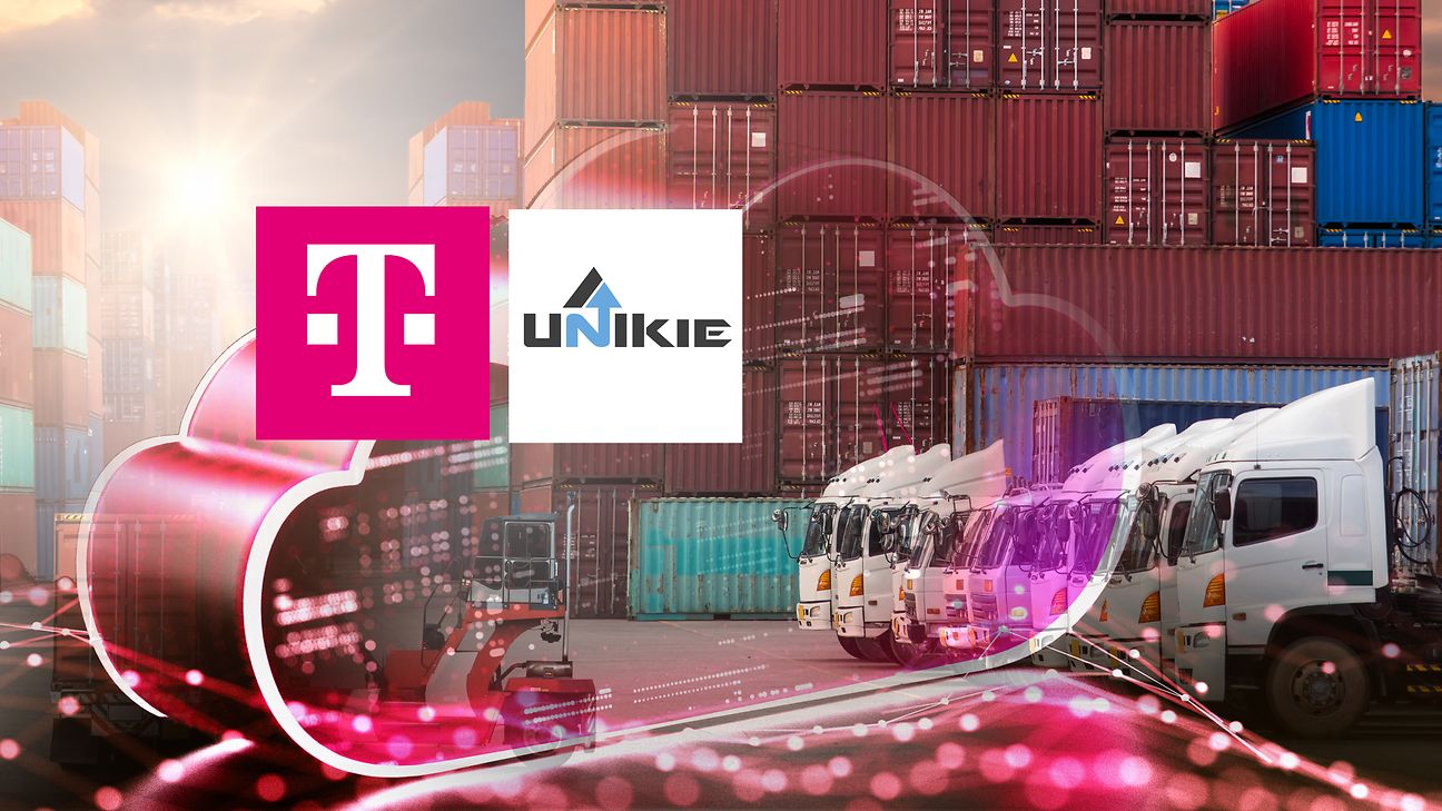 Deutsche Telekom and Unikie are working on the future of vehicle logistics. (© Deutsche Telekom/ GettyImages/ Thatree Thitivongvaroon/ Andriy Onufriyenko; Montage: Evelyn Ebert Meneses) Deutsche Telekom and Unikie are working on the future of vehicle logistics.