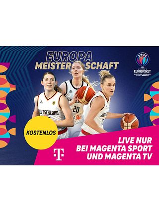 Schmuckbild: EuroBasket 2025 der Frauen live und kostenlos bei MagentaSport