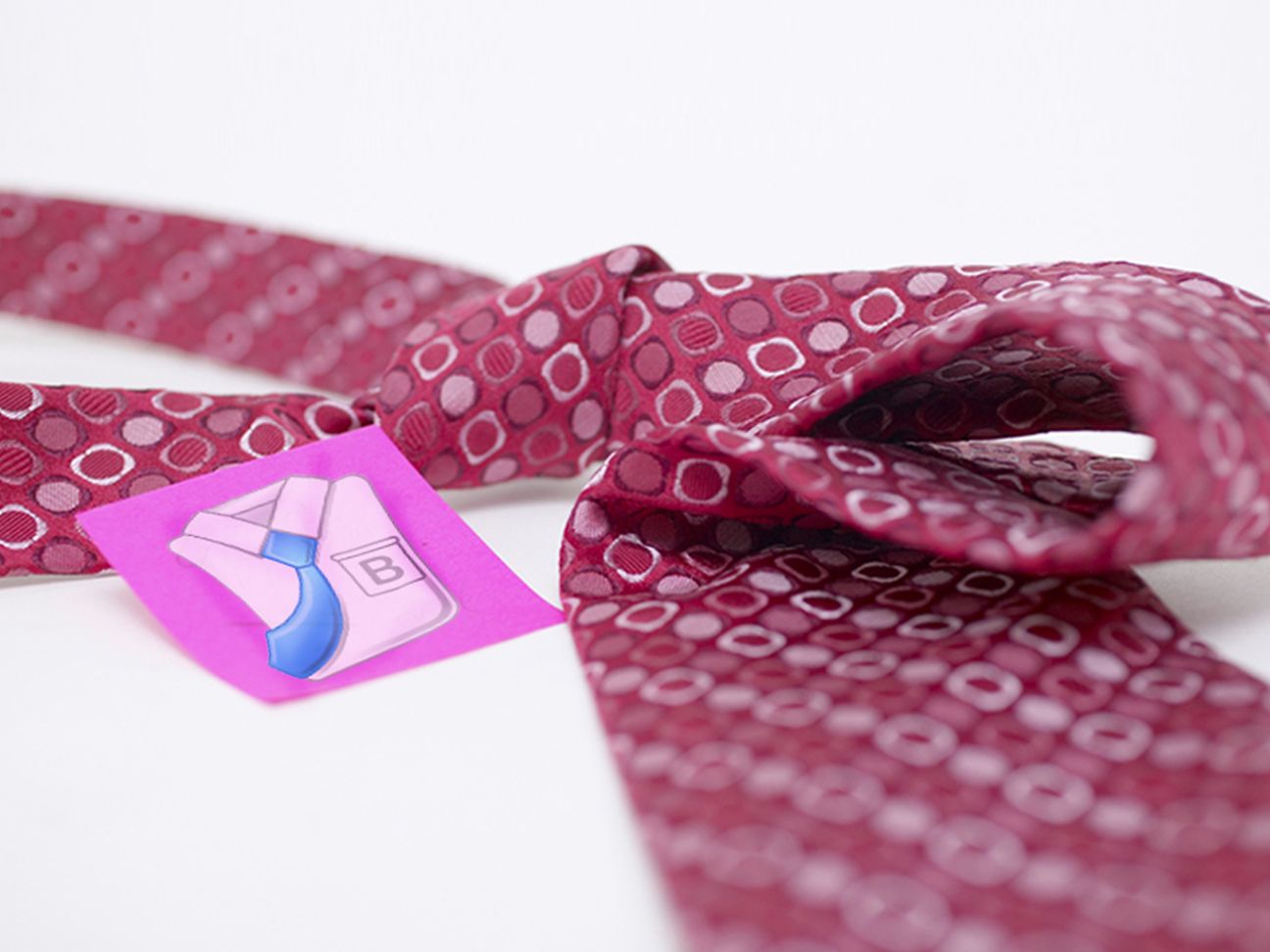 Tie with Share Post It