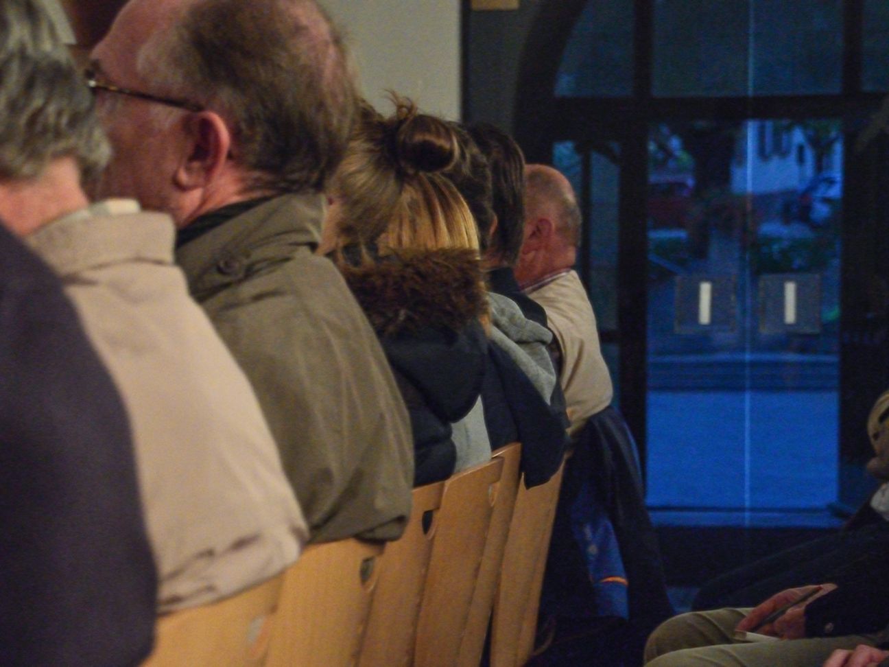 Volle Sitzreihen beim Infoabend im Mosbacher Rathaus.