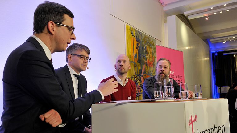 View on stage telegraphen_lounge Digital Politics 2017