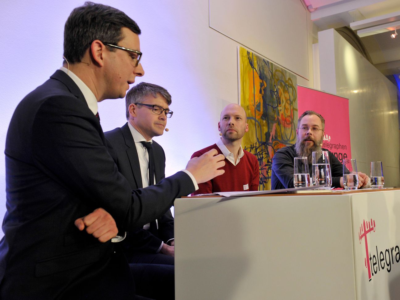View on stage telegraphen_lounge Digital Politics 2017