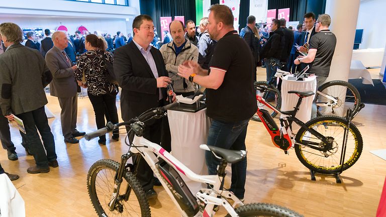 The smart bikes are real eye-catchers everywhere.