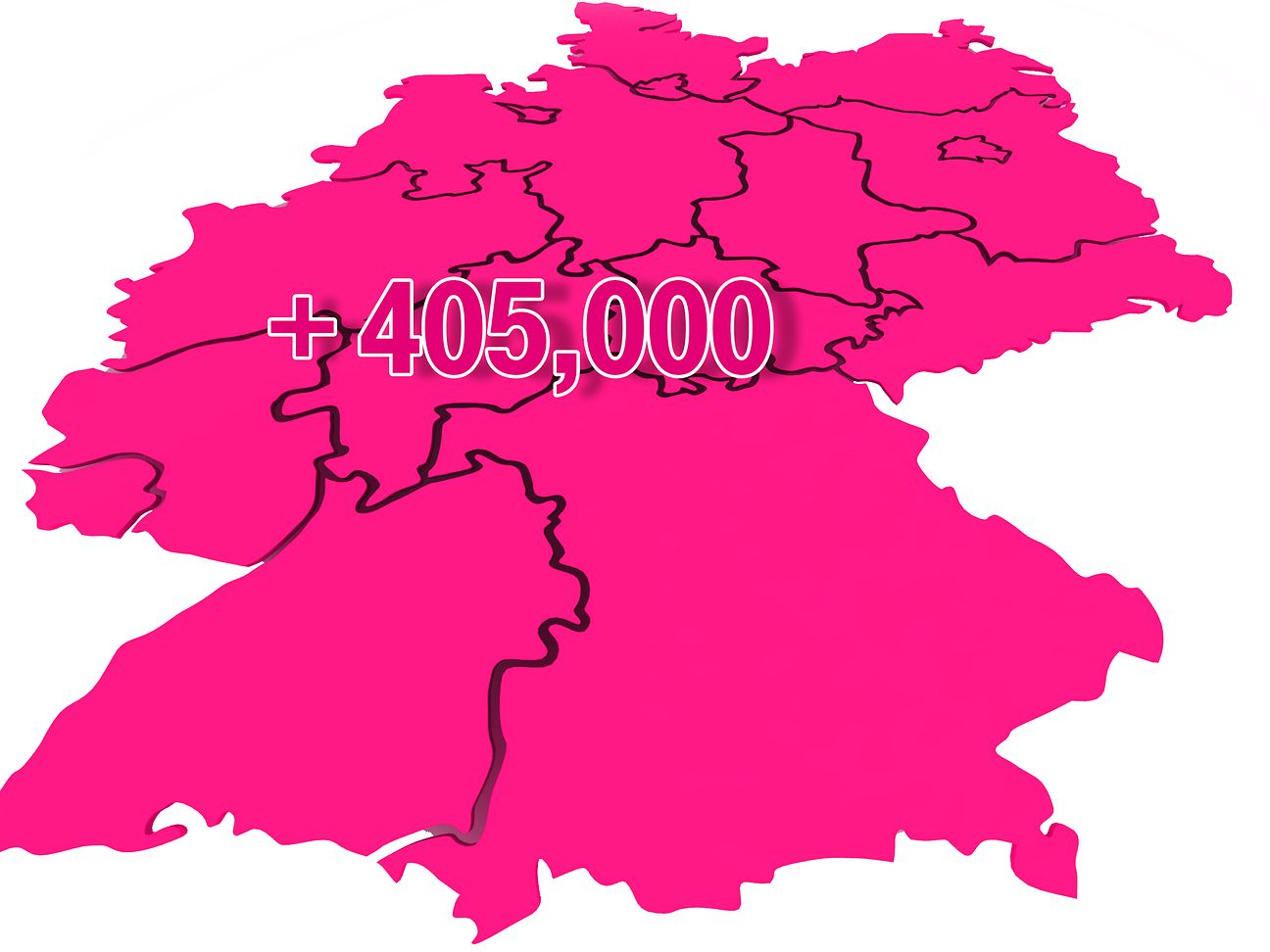 405,000 more households ready for 100 Mbit/s