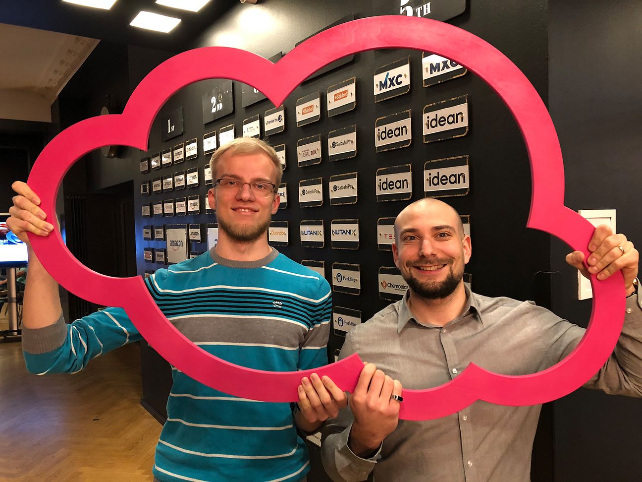 Oliver Knape und Aksel Gönül vom Team des CloudHubs.